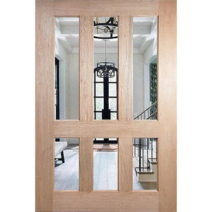 Liverpool 6P-6G Entrance Door - Clear Glass