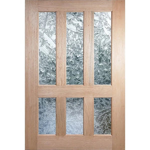 Liverpool 6P-6G Entrance Door - Decorative Glass