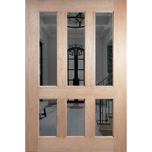 Liverpool 6P-6G Entrance Door - Laminated Glass