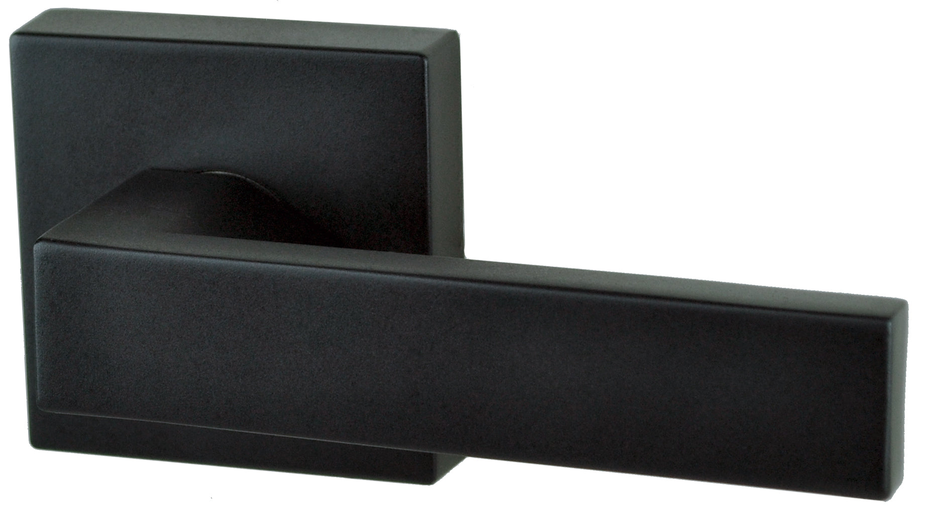 Nidus Lonsdale Square Lever Passage Set  Visual Matte Black