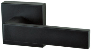 Nidus Lonsdale Square Lever Passage Set  Visual Matte Black