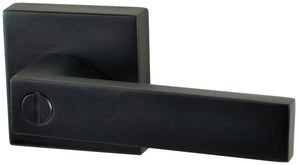 Nidus Lonsdale Square Lever Privacy Set  Visual Matte Black