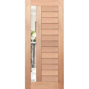 Lyon-1-1G Entrance Door - Clear Glass
