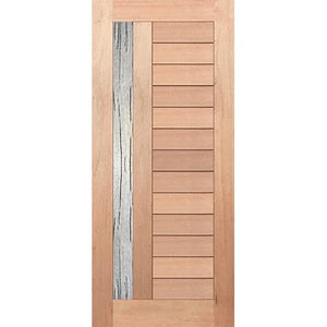 Lyon wooden door paired with Seadrift insert