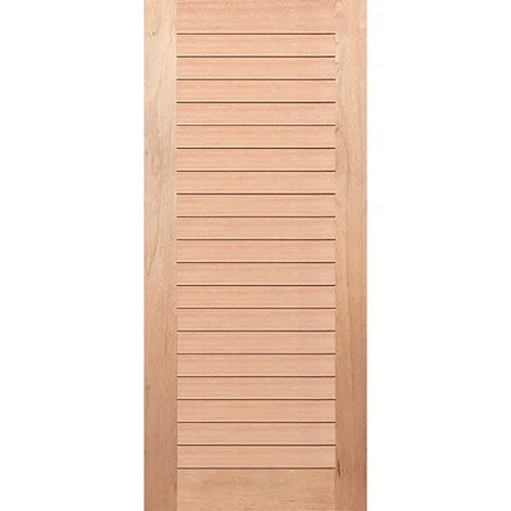 Lyon-1 vertical grain texture wood door