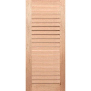 Lyon-1 vertical grain texture wood door