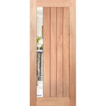 Natural light door with strong glass