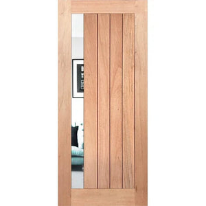 Lyon-2-1G External Door - Decorative Glass
