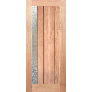 Lyon-2-1G Entrance Door - Toughened Glass