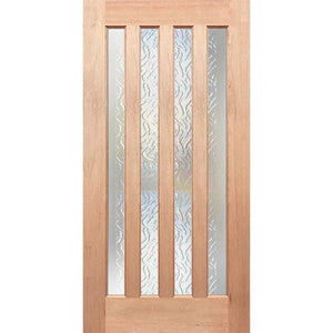 Oxford 4G Modern External Door - Decorative Glass