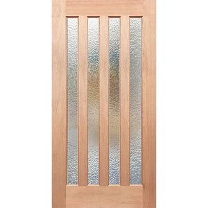 Oxford 4G Modern Entrance Door - Decorative Glass
