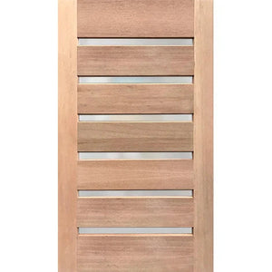 Grange 6G Modern Entrance Door - Decorative Glass
