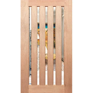 Oxford 5G Modern Entrance Door - Clear Glass