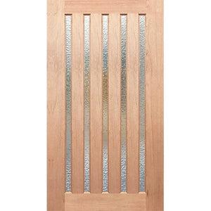 Oxford 5G Modern Entrance Door - Decorative Glass