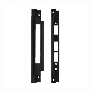 Nidus OZI Lock Rebate Striker Kit Left Hand Striker rebate plate 105.0 H, 39.0 W incl. lip, 14.6 D Face rebate plate 105.0 H, 25.0 W, 14.6 D