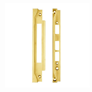 Nidus OZI Lock Rebate Striker Kit Left Hand Striker rebate plate 105.0 H, 39.0 W incl. lip, 14.6 D Face rebate plate 105.0 H, 25.0 W, 14.6 D