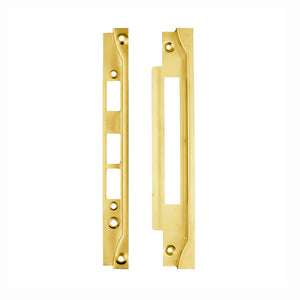 Nidus OZI Lock Rebate Striker Kit Right Hand Striker rebate plate 105.0 H, 39.0 W incl. lip, 14.6 D Face rebate plate 105.0 H, 25.0 W, 14.6 D