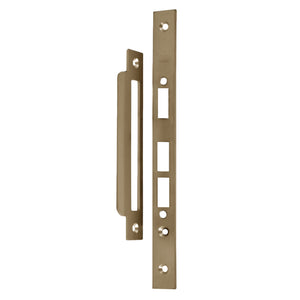 Nidus OZI Lock Standard Striker kit Florentine Striker Plate 160mm x 37.5mm incl. lip. Face Plate 22.0 W x 240 H x 3.0 D