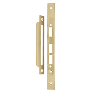 Nidus OZI Lock Standard Striker kit Striker Plate 160mm x 37.5mm incl. lip. Face Plate 22.0 W x 240 H x 3.0 D