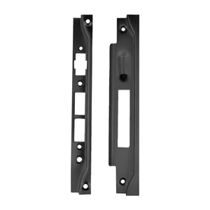 Nidus OZI Roller Rebate Striker Kit Right Hand Striker rebate plate 105.0 H, 39.0 W incl. lip, 14.6 D Face rebate plate 105.0 H, 25.0 W, 14.6 D