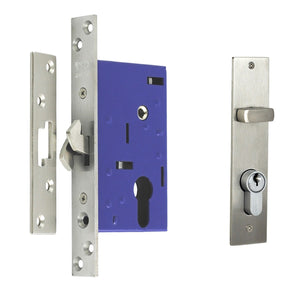 Nidus OZI-2 Sliding Door Mortice (No pull handles) Backset 46mm