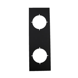 Nidus Lonsdale Square Trim Plate (each) Visual Matte Black