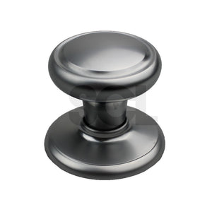 Nidus Wardrobe knob with backplate (box pack) Height incl BP 45mm