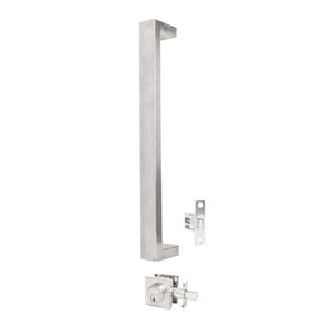 Oblong 450mm Entrance Handle Set with Deadbolt