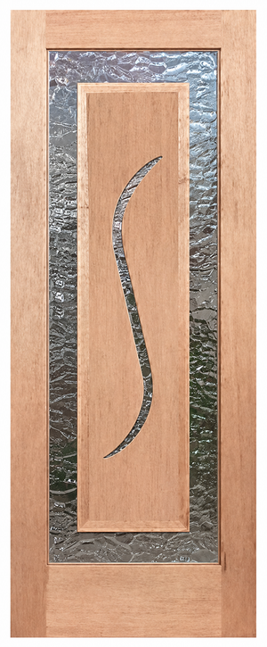 OD1-S Modren External Door - Toughened Glass