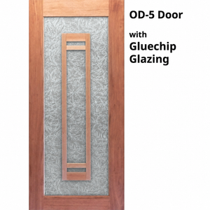 OD5 Modren External Door - Toughened Glass