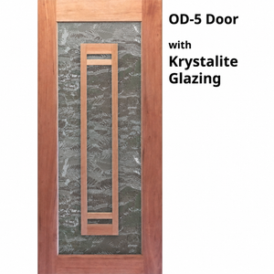 OD5 Modren External Door - Toughened Glass