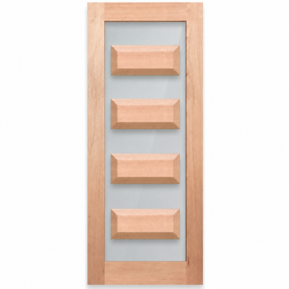 OD6 Modren Internal Door - Clear Glass