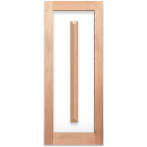 OD Modern Solid Timber Doors - Double-Glazed Glass