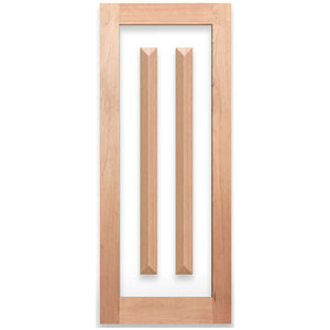 OD Modern Solid Timber Doors - Double-Glazed Glass