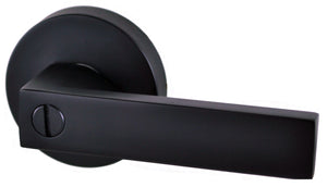 Nidus Lonsdale Round Key in Lever Entrance Set  Visual Matte Black