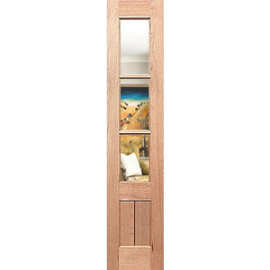 Paddington 6L-VGroove SL Entrance Door - Clear Glass
