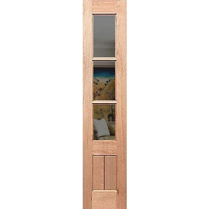 Paddington 3L-VGroove SL Entrance Door - Laminated Glass