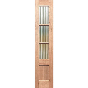 Paddington 6L-VGroove SL Entrance Door - Decorative Glass