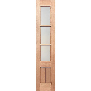 Paddington 3L-VGroove SL Entrance Door - Double-Glazed Glass