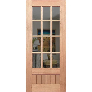 Paddington 12L-VGroove Entrance Door - Laminated Glass