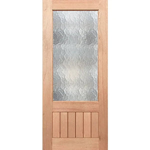 Paddington 1G-VGroove Internal Door - Toughened Glass