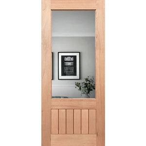 Paddington 1G-VGroove Entrance Door - Decorative Glass