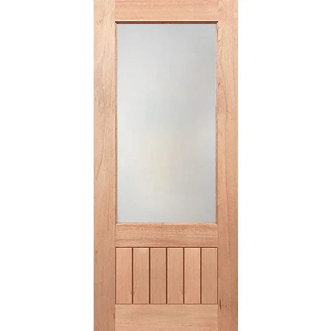 Soft light entryway with secure glass
