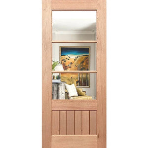 Paddington 3L-VGroove Internal Door - Clear Glass