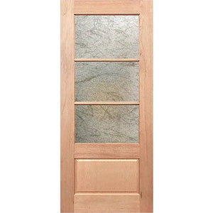 Frosted glass accents for privacy  Paddington door