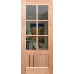 Paddington 6L-VGroove Entrance Door - Laminated Glass