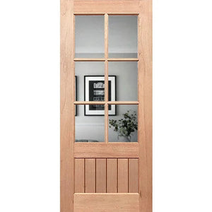 Paddington 6L-VGroove Entrance Door - Mirror Tint