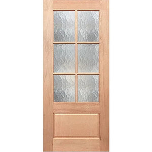 Paddington 6L Internal Door - Decorative Glass Options