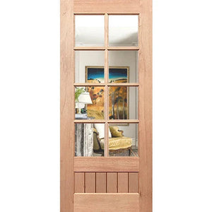 Paddington 8L-VGroove Entrance Door - Clear Glass