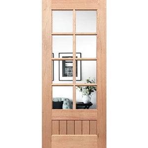 Paddington 8L-VGroove Internal Door - Decorative Glass Options